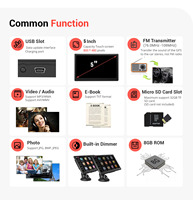 Navegador GPS Portátil para Auto, 8GB, Ranura SD HD, Navegación por Voz, Mapas 3D, Entrada de Escritura a Mano, Mapas Universales para Europa y EE. UU., FM, Pantalla de 5 Pulgadas, Q5-1