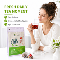 Thé aux herbes bien-être pour femmes, thé détox Yoni, produits à revendre, OEM, ODM, marque privée, formule personnalisée, approvisionnement en vrac, fabricant d'usine