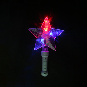 Multi colore HA CONDOTTO LA Luce Stella Up Bacchetta Magica Con La Maniglia Per 4th Of July - Product Image 3