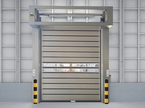 <span class=keywords><strong>Porte</strong></span> industrielle rapide à enrouler en aluminium spiralé à grande vitesse-<span class=keywords><strong>Porte</strong></span> <span class=keywords><strong>de</strong></span> <span class=keywords><strong>garage</strong></span> en métal <span class=keywords><strong>de</strong></span> sécurité coupe-vent - Product Image 3