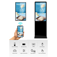 Nuevo Reproductor de Publicidad Vertical de Pantalla Completa 4K de 75 Pulgadas ZDHQ 2026, Sistema Dual Android WiFi/Ethernet para Centros Comerciales Digitales