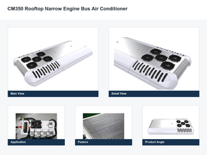 <span class=keywords><strong>Condizionatore</strong></span> d'aria da tetto CM350 per autobus e veicoli commerciali con <span class=keywords><strong>motore</strong></span> stretto - Product Image 6