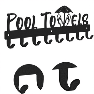 Ganchos para Toallas Personalizables Transfronterizos, Duraderos, Ganchos para Abrigos, Toalleros de Hierro, Fabricante de Toalleros de Arte, Venta al por Mayor - Product Image 3