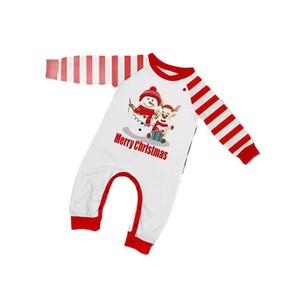 Bomery Novo Inverno Conjunto Térmico De Duas Peças Bonito Dos Desenhos Animados Impresso Natal Sleepwear XL Tamanho Casa Família Pijama Tecido Macio - Product Image 5