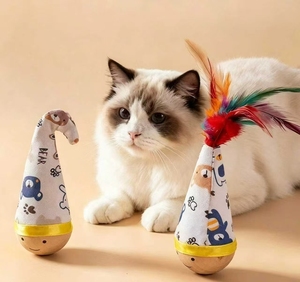 Juguetes para Mascotas, Perros y Gatos, Muñeco Volteable, Juguete Divertido, Compañero de Juego, Entretenimiento, Juego Divertido, Resistente a Mordidas, Giratorio - Product Image 3