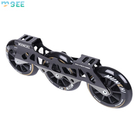 Patins à roulettes à 3 roues SeeMore professionnels haute performance, roues de 110 mm pour adultes en hiver, printemps, été