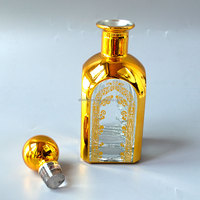 Bouteille d'huile essentielle décorative en verre cristal fantaisie pour salon
