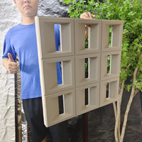 Composant en ciment polyuréthane brique creuse panneau mural 3D cloison décorative