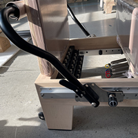 Machine de Pilates Reformer en Bois de Qualité Professionnelle pour Studio Commercial, Équipement d'Exercice avec Rail Intégral