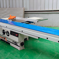 F45C meilleure scie à panneaux scie à table coulissante en bois avec levage automatique en option de différentes tailles