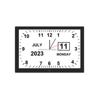 Gantungan dinding murah ukuran besar Lcd orang tua tua orang tua hilang memori rabun kalender Alarm pengingat jam siang