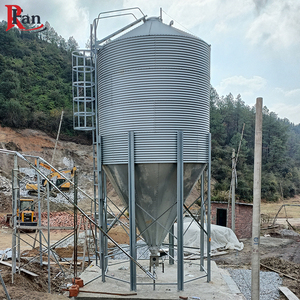 Petite Corbeille à Grains Silo <span class=keywords><strong>de</strong></span> Granulés <span class=keywords><strong>de</strong></span> <span class=keywords><strong>Stockage</strong></span> <span class=keywords><strong>pour</strong></span> Maïs Grain Volaille Bacs d'Alimentation Transport Blé Silo Coût - Product Image 2