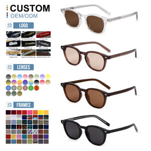 太阳镜厂家新款复古夏季美甲TR90防晒个性时尚批发男女太阳镜 - Product Image 1