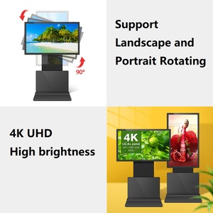 Tầng thường vụ Tactile Totem rotative màn hình cảm ứng <span class=keywords><strong>kiosk</strong></span> xoay - Product Image 3