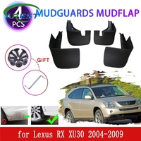 4 pièces pour Lexus RX RX300 RX330 RX350 RX400h XU30 2004~2009 Garde-boue, bavettes, protège-éclaboussures, accessoires de voiture 2005