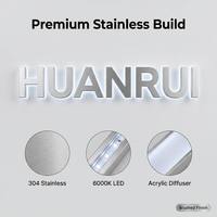 Enseigne LED personnalisée Huanrui, affichage extérieur pour entreprises, enseigne 3D, lettres LED, enseigne de magasin, design d'enseigne ouverte
