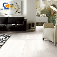 Carreaux de porcelaine pour intérieur de villa - Surface brillante moderne, antibactérienne, antidérapante, imitation pierre 9 mm, résistante aux acides, pour mur de salle de bain