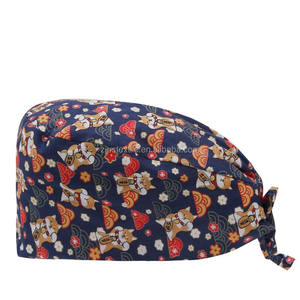 Gorros quirúrgicos unisex <span class=keywords><strong>de</strong></span> enfermera grandes con forro <span class=keywords><strong>de</strong></span> <span class=keywords><strong>plomo</strong></span> <span class=keywords><strong>de</strong></span> Halloween - Product Image 4