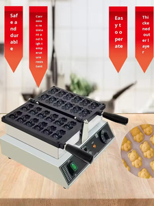 เครื่องทำวาฟเฟิลรูปแมวลายการ์ตูนน่ารักเครื่องอบเค้กมัฟฟินแม่<span class=keywords><strong>พ</strong></span>ิม<span class=keywords><strong>พ</strong></span>์เหล็กวาฟเฟิลรูปการ์ตูนสำหรับเชิงพาณิชย์ - Product Image 4