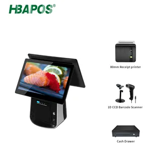 Guangzhou Fabriek Pos Systemen All In One Touch Screen Pos Computer