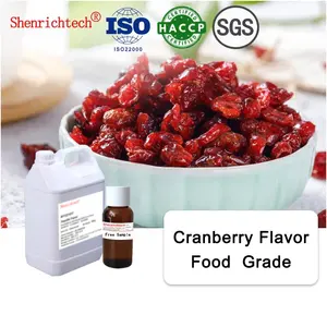 Custom Food Flavoring Concentrate Cranberry flavou Juice Flavors Oil for beverage making ice cream flavours