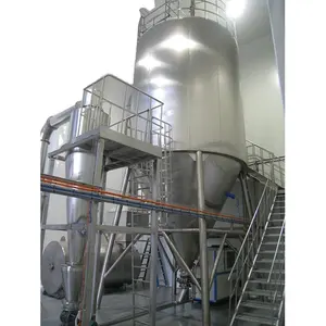 Máquina secadora por pulverización industrial de acero inoxidable SUS304, capacidad de evaporación de 50 kg, calefacción de gas natural