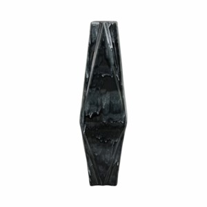 Vaso in Ceramica Scolpito, Forma Verticale Angolare, Vaso Decorativo Sottile per Fiori, per Soggiorno e Arredamento Casa - Product Image 1