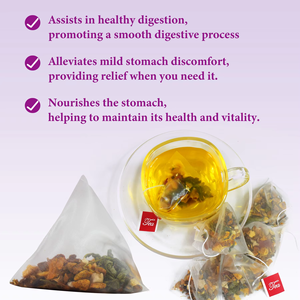 OEM ODM Listo para Enviar: Bolsitas de Té para el Bienestar Digestivo, Mezcla Natural de Hericium, Poria y Ñame, Favorece la Comodidad Digestiva, 20 Bolsitas - Product Image 4