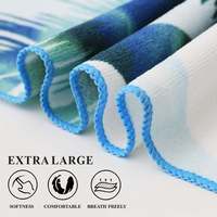 Serviette de plage en microfibre turque 2025, séchage rapide, absorption d'eau, motif original, colorée, serviette de voyage de luxe