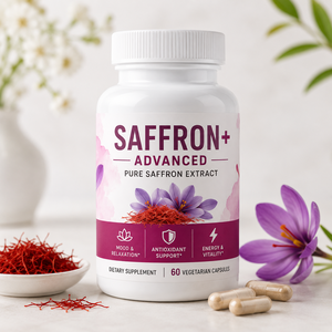Extracto de Azafrán de Alta Absorción, <span class=keywords><strong>Vitamina</strong></span> <span class=keywords><strong>C</strong></span> Liposoluble, Magnesio, <span class=keywords><strong>C</strong></span>úrcuma, KSM-66 Ashwagandha, <span class=keywords><strong>C</strong></span>ápsulas Sin Rellenos, Vida Útil de 24 Meses - Product Image 1