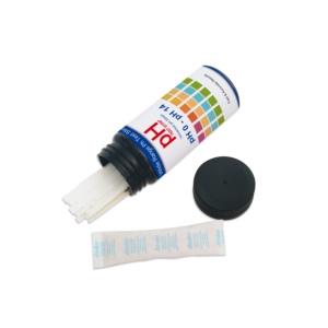 Tiras plásticas duráveis do papel do teste do <span class=keywords><strong>PH</strong></span> para as banheiras quentes 0-14 escala o instrumento visual manual do exame da acuidade - Product Image 5