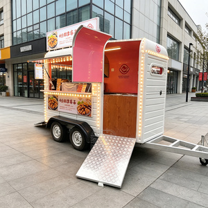 Modern Horse <b>Box</b> With Serving Window And Storage For Pop Up Events Street Food Cart - Product Image 3