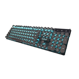 USB LED Wired Silent 104-Key Ergonomic Keyboard <b>Mouse</b> Combo Universal <b>for</b> PC Laptop Gaming Peripherals - Product Image 1