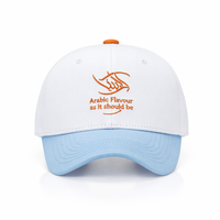 Casquette de baseball en sergé personnalisée blanche de luxe brodée en 3D, réglable, unisexe, vente en gros, OEM