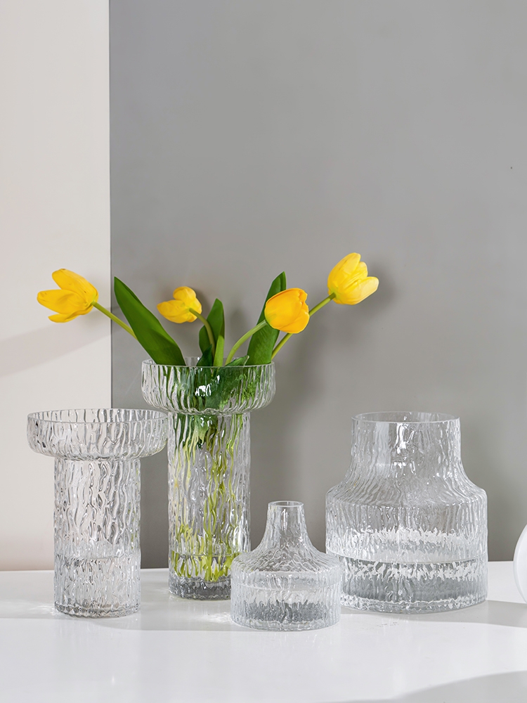 Factory Produced Wholesale Glass Flower Vase for Home Decor