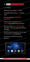 YZG Radio Estéreo con Navegación GPS y Pantalla Táctil de 10 Pulgadas y 2 Din, Solución 8288t Compatible con Cámara de Reversa, Reproductor de CD y DVD para Automóvil