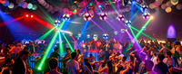 Boule lumineuse LED cinétique avec contrôle DMX et système de levage motorisé, lumières RGB pour mariage, scène, fête et événements DJ
