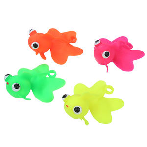 Jouet animal poisson rouge lumineux et mignon en forme de boule rebondissante, vente en gros d'usine Jincan, pour garçons et filles de 5 à 7 ans - Product Image 1