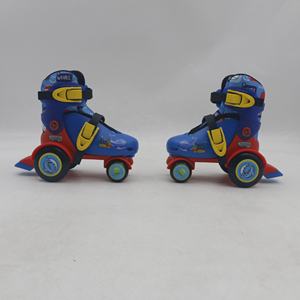 Patins à <span class=keywords><strong>glace</strong></span> bleus réglables avec roues lumineuses <span class=keywords><strong>pour</strong></span> débutants, dimensions réglables, patins <span class=keywords><strong>pour</strong></span> enfants, tout-petits, garçons, filles - Product Image 2