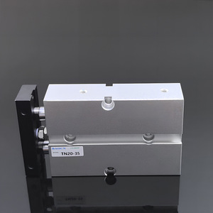 กระบอกลมคู่ Baocn Twin Rod Cylinder Tn20 35 ตัวเรือนอะลูมิเนียม ชิ้นส่วนนิวแมติกสำหรับอุปกรณ์อัตโนมัติ - Product Image 2