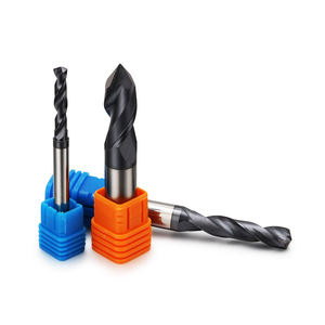 Mũi khoan lỗ xoắn kép, thiết kế giảm chấn kép, làm từ cacbua tungsten, có lỗ dẫn chất làm mát, kích thước inch và metric, khuyến mãi DOHRE - Product Image 1