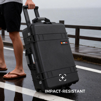 Estuche de Transporte Rígido Anti-Impactos Personalizado para Exteriores, Caja de Herramientas Impermeable IP67, Maleta de Almacenamiento