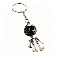 Porte-clés Squelette Articulé Bestseller, Breloques Vintage pour Sac, Cadeau d'Halloween