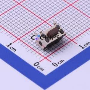 TAC-32N-V-T/R Tactile Switch SMD,4x7mm Switch Single Pole Single Throw Rectangle Button Horizontal Mount 7.3mm - Product Image 1