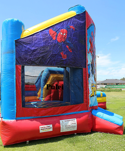 Spiderman inflable <span class=keywords><strong>castillo</strong></span> hinchable tobogán divertido juego de <span class=keywords><strong>castillo</strong></span> hinchable con tobogán Combo Alquiler de fiesta - Product Image 6