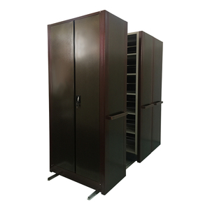 Meuble de classement métallique couleur personnalisée, étagère de rangement en acier, mobilier de bureau industriel et rayonnage réglable pour usage commercial - Product Image 1