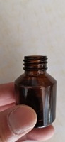 Bouteilles en verre transparent, avec pipette opée et capuchon en aluminium doré, épaules inclinées, ambre, vert, bleu, 15ml, 30ml, 60ml, 100ml, 120ml