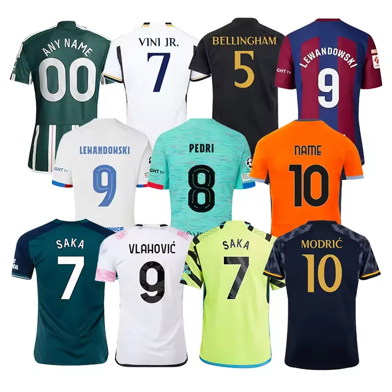 23/24/25 Seasons soccer jersey Wholesale Best-Selling Custom madrids ronaldo messi jersey for Adult and Kids