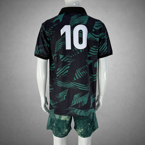 Maillot de football à col polo en V, tissu à séchage rapide et durable pour les matchs de compétition et les camps d'entraînement - Product Image 2