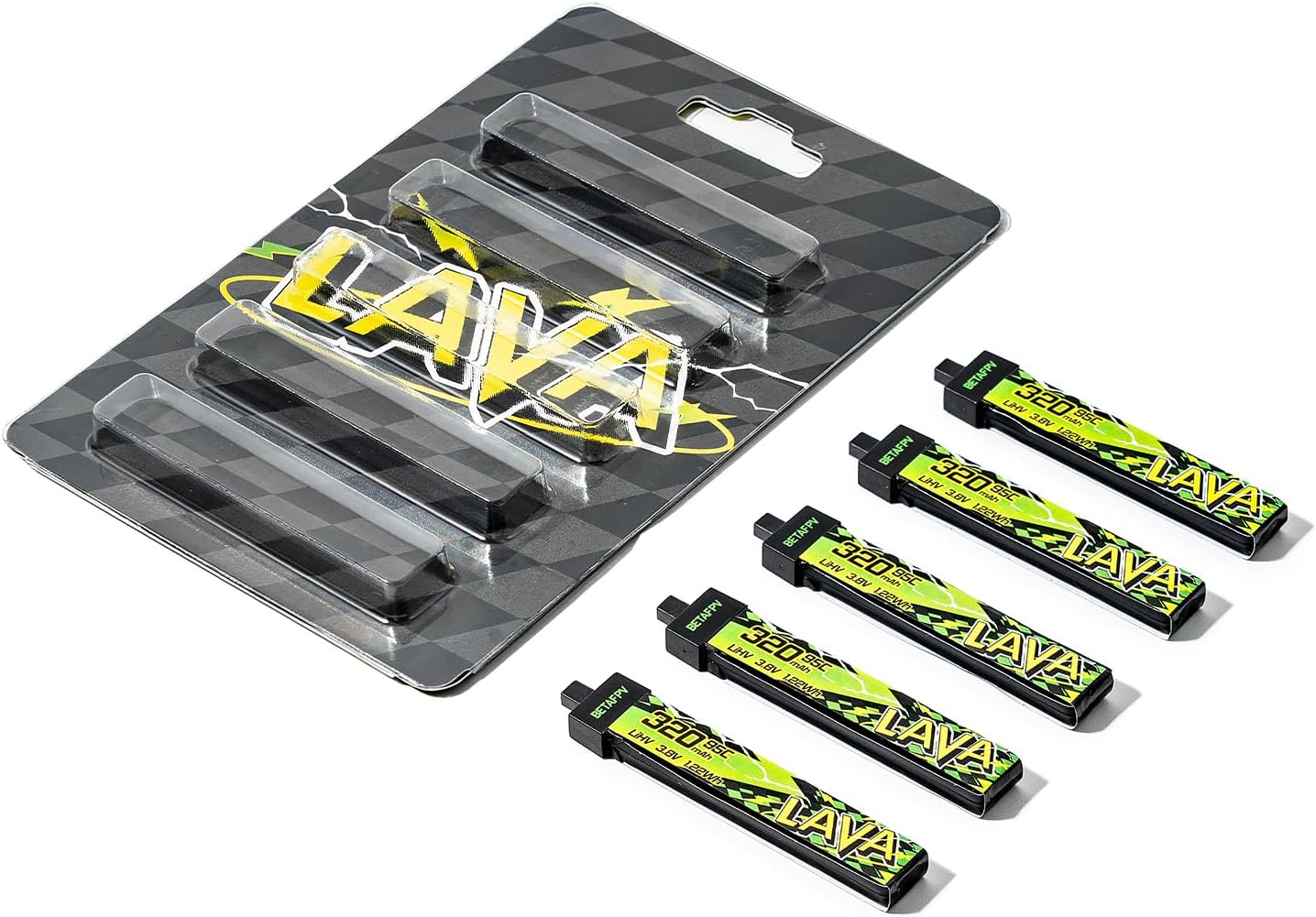 5 pièces 320 mAh